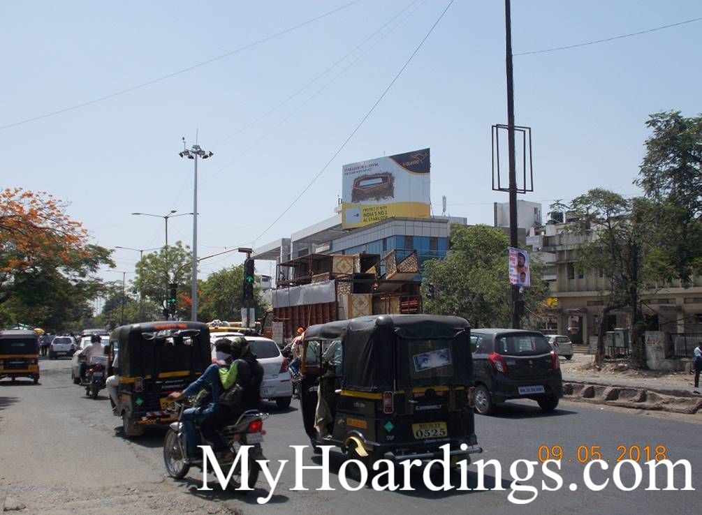 Hoardings Agency at Raghuveer Motors Adalat Road in Aurangabad, Outdoor Media Agency Aurangabad